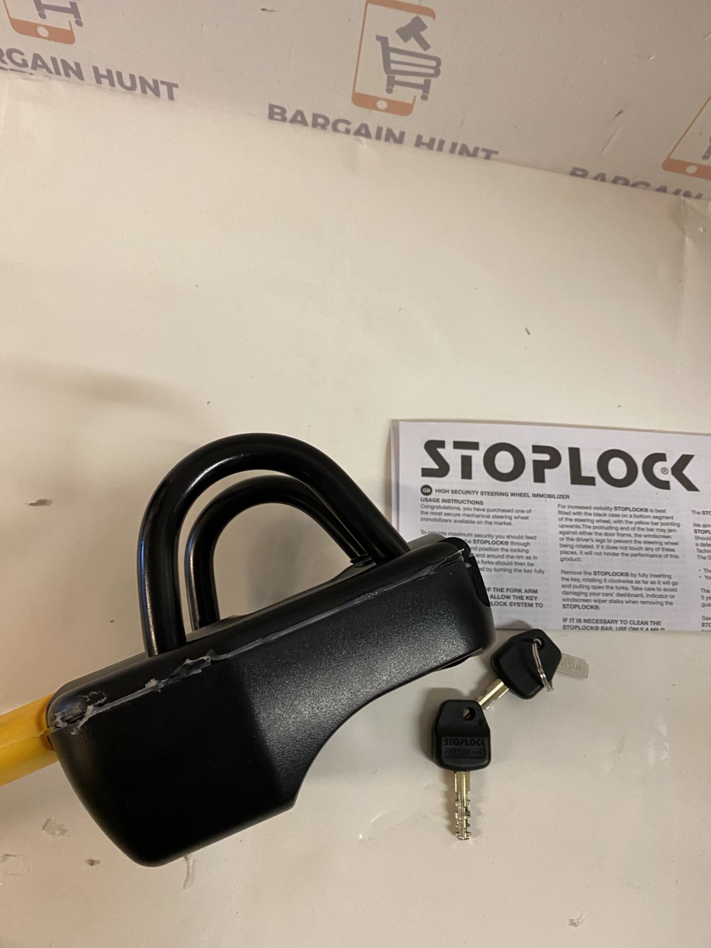 Stoplock Steering Wheel Immobiliser (cover glued, see image) - Image 2 of 2