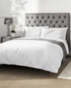 Soft & Silky Fine Egyptian Cotton Duvet Cover, Double RRP £69