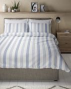Hadley Pure Cotton Striped Bedding Set, Double RRP £39.50
