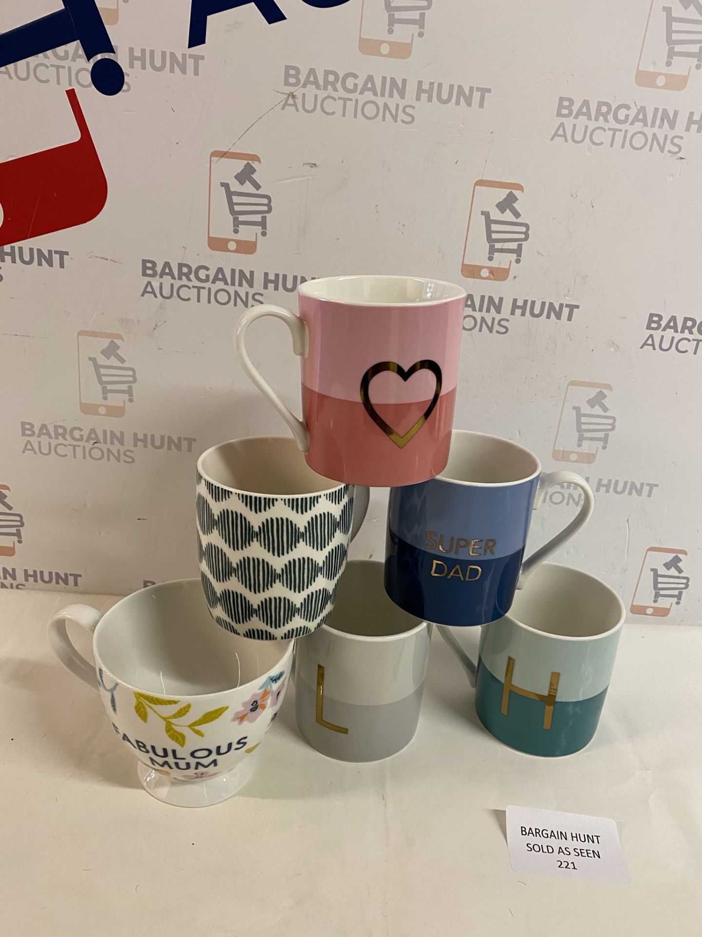 Set of Decorative Mugs
