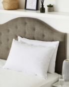 Set of 2 Goose Feather & Down Pillows RRP £60