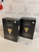 Sleek & Contemporary Set of 2 Glasses, 2 packs