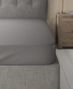Cotton Percale Fitted Sheet, Single