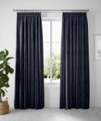 Velvet Pencil Pleat Curtains RRP £99