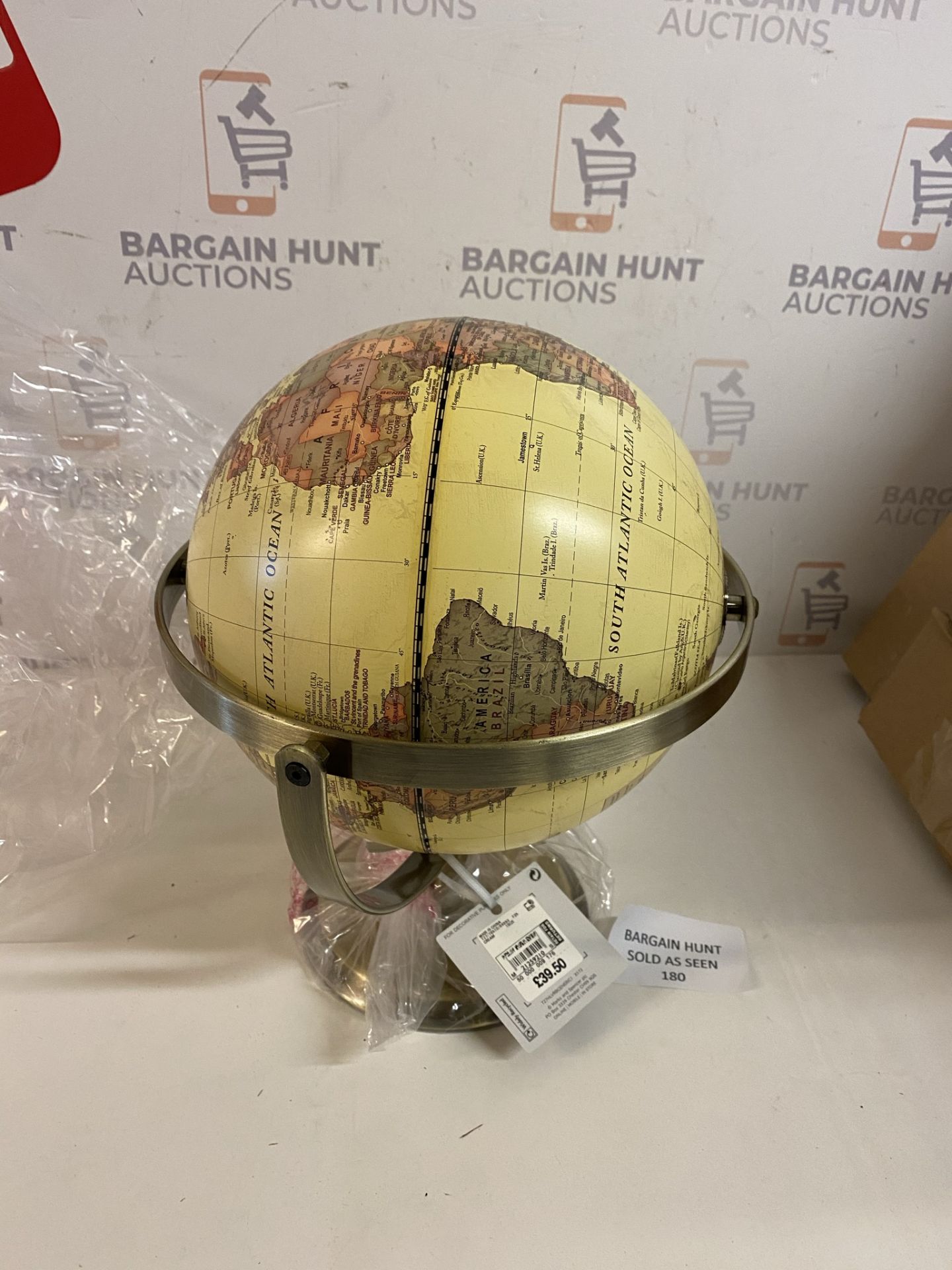 Medium Globe, Antique Brass RRP £39.50 - Image 2 of 2