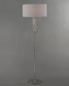 Sophia Floor Lamp, Silver RRP £129