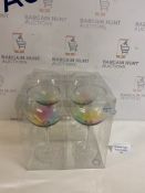 Set of 4 Rainbow Picnic Glasses