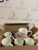 Fine Bone China Set of 6 London Souvenir Mugs