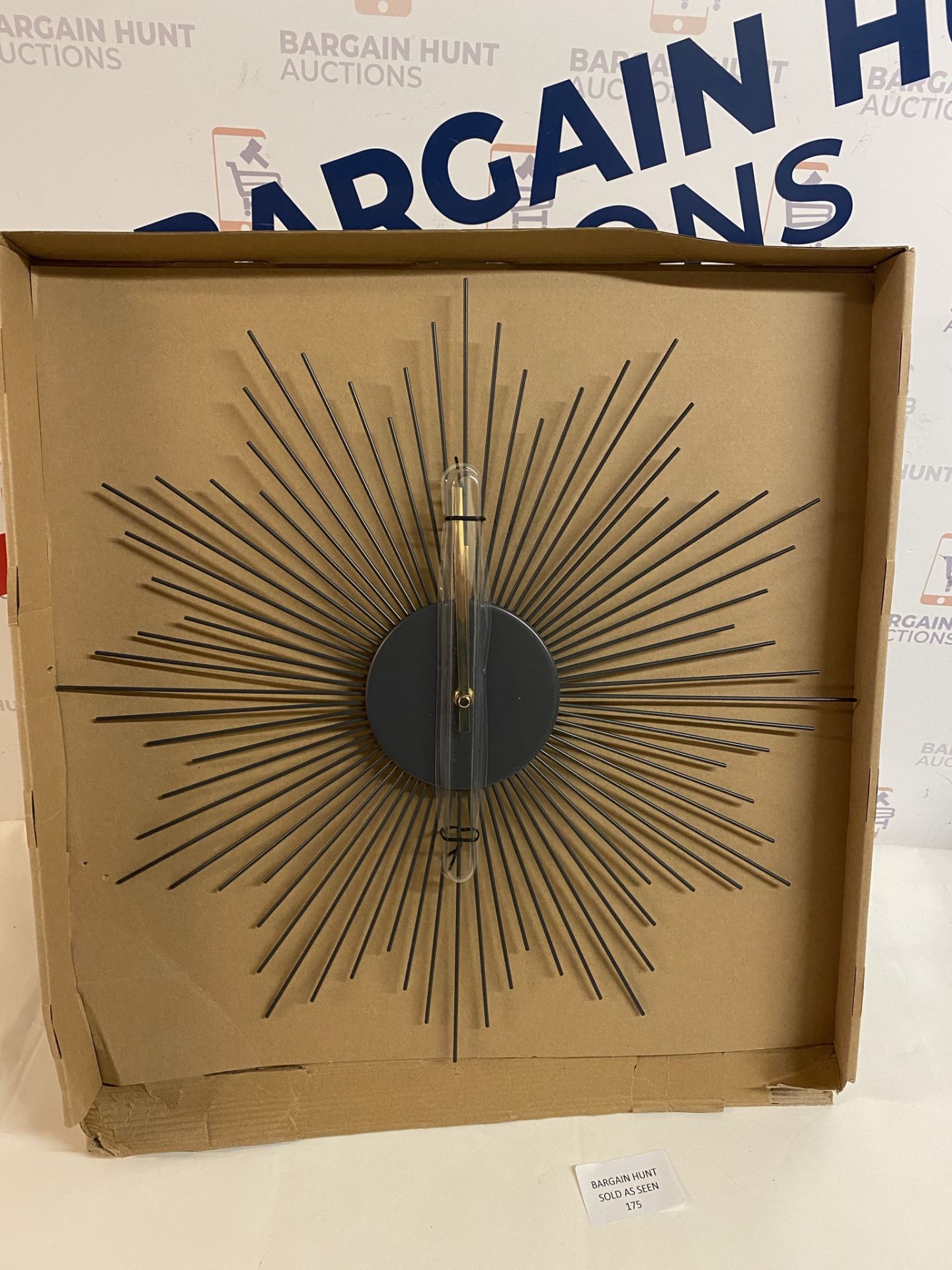 Metal Sputnik Wall Clock