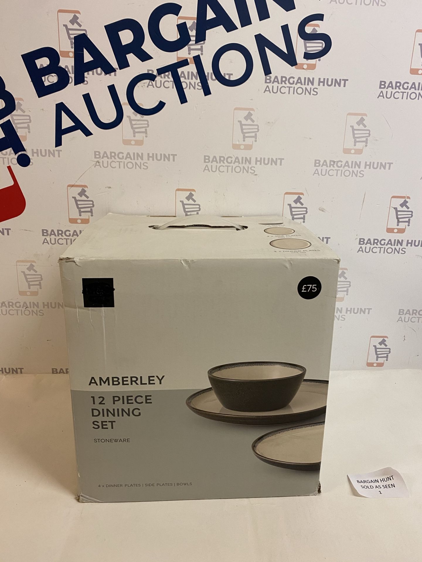 Amberley Stoneware 12 Piece Dining Set RRP £75