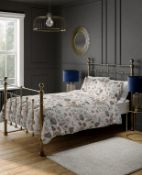 Pure Cotton Sateen Floral Bedding Set, King Size RRP £69