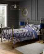 Pure Cotton Damask Paisley Bedding Set, King Size RRP £59