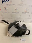 Non Stick Aluminium 30 cm Wok with Lid