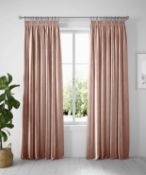 Velvet Pencil Pleat Curtains RRP £149