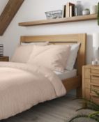 Pure Cotton Striped Seersucker Bedding Set, King Size RRP £49.50