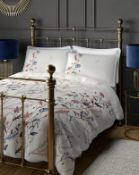 Pure Cotton Wild Floral Bedding Set, Double RRP £59