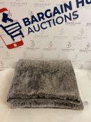 Luxury Faux Fur Throw, Large RRP £45