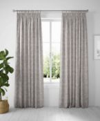 Metallic Jacquard Pencil Pleat Curtains RRP £69