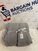 Super Soft Washed Quilted Throw, Xlarge RRP £59