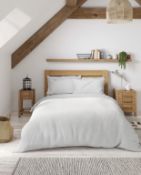 Pure Cotton Textured Bedding Set, King Size RRP £69