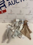 Set of 5 Baby Plush Animals, Combined RRP £49