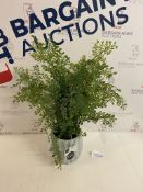 Artificial Large Fern In Ceramic Pot