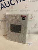 Cotton Rich Micro Waffle Textured Bedding Set, Single RRP £49.50