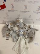 Set of 5 Baby Plush Animals, Combined RRP £49