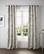 Cotton Watercolour Eyelet Curtains RRP £69