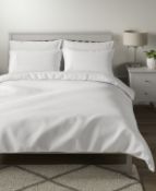 Pure Cotton Geometric Matelasse Bedding Set, King Size RRP £89