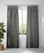 Velvet Pencil Pleat Curtains RRP £109