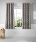 Cotton Mix Rainbow Eyelet Kids' Curtains RRP £79