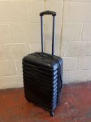 4 Wheel Hard Shell Medium Suitcase (1 zip needs attention, see image) RRP £89