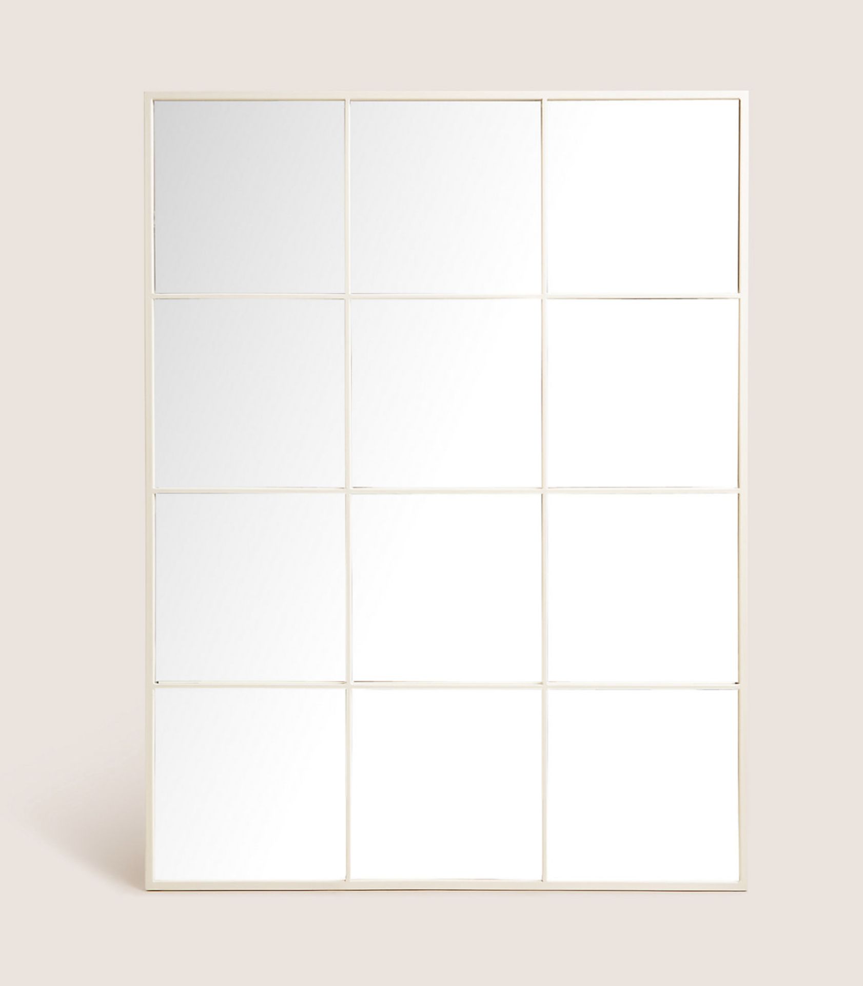 Large White Manhattan Mirror RRP £95