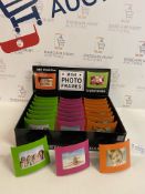 Set of 24 Mini Multi-Colour Photo Frames in Display Box
