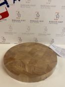 Vogue Round Solid Wood Chopping Board RRP £40