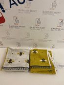 Pure Cotton Set of 2 Bee Guest Towels