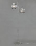 Amelia Ridged Glass Floor Lamp RRP £99