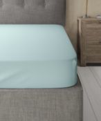Cotton Rich Percale Fitted Sheet, Super King