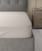 Cotton Rich Percale Fitted Sheet, Super King