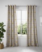 Layla Circles Eyelet Curtains RRP £99