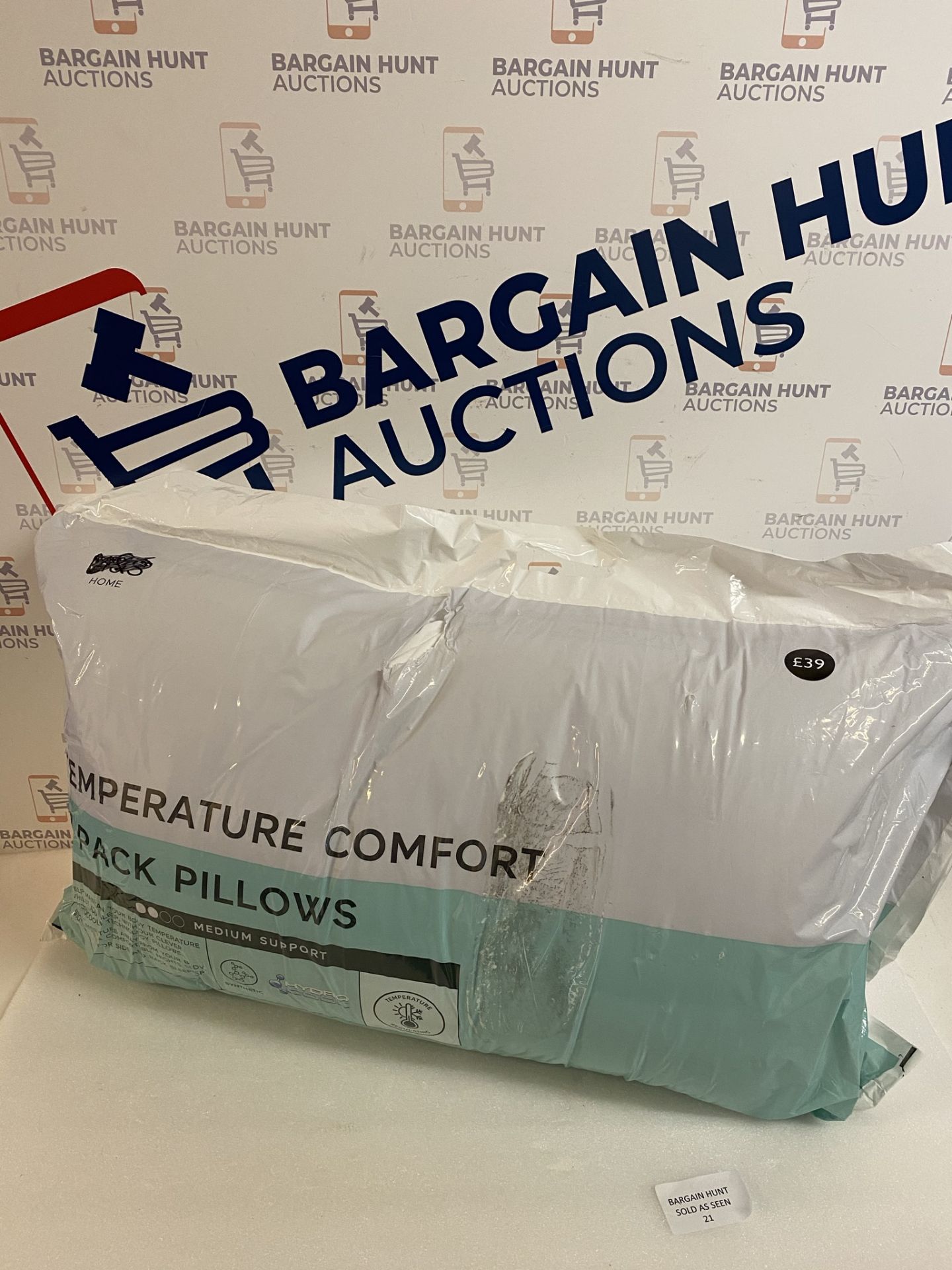 Temperature Comfort 2 Pack Pillows RRP £39