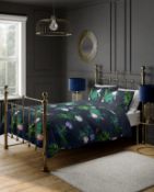 Pure Cotton Waterlily Bedding Set, Super King RRP £69