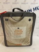 Goose Feather & Down 13.5 Tog Duvet, King Size RRP £120