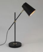 Sleek and Stylish Milan Table Lamp, Black RRP £59