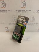 Duracell Battery Charger with 4 Rechargeable Batteries