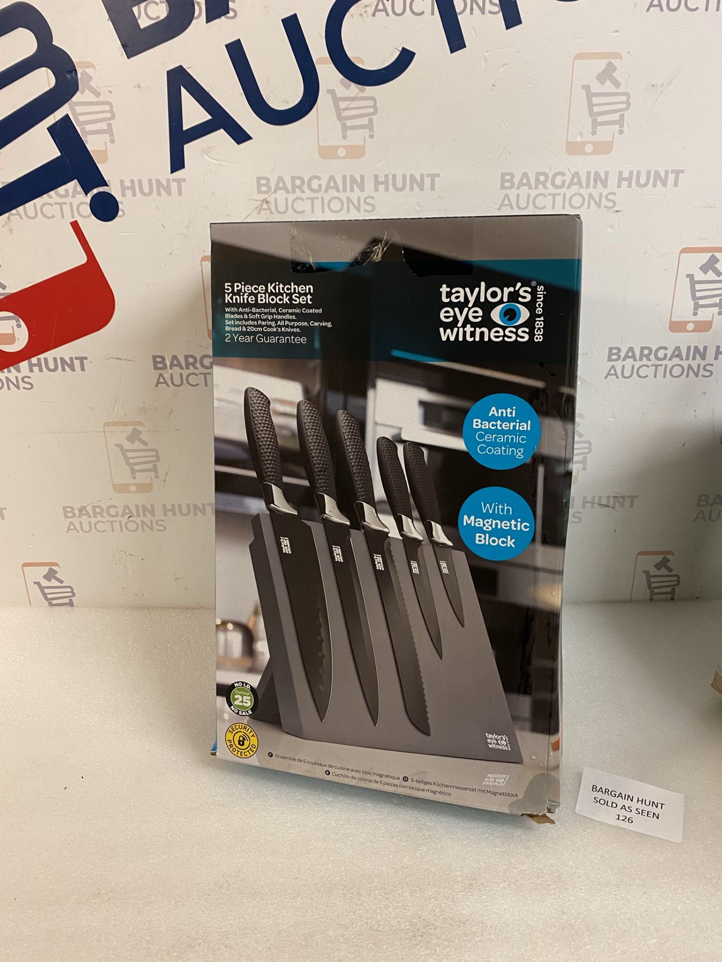 Taylor's Eye Witness 5 Piece Kitchen Knife Block Set