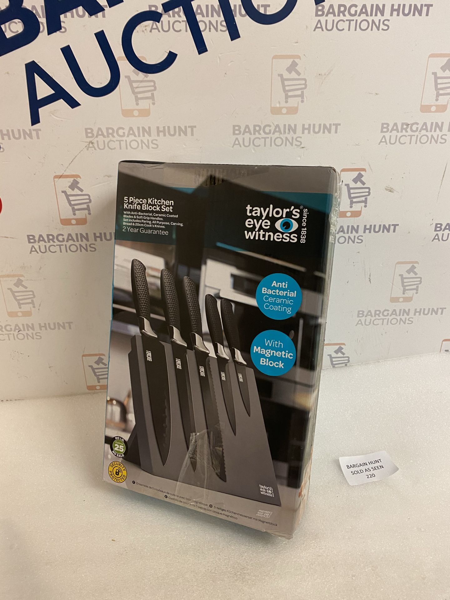 Taylor's Eye Witness 5 Piece Kitchen Knife Block Set