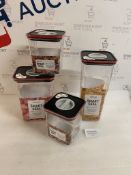 Set of 4 Smart Seal Containers