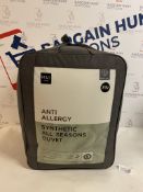 Anti Allergy Synthetic All Seasons 13.5 Tog Duvet, Super King RRP £99